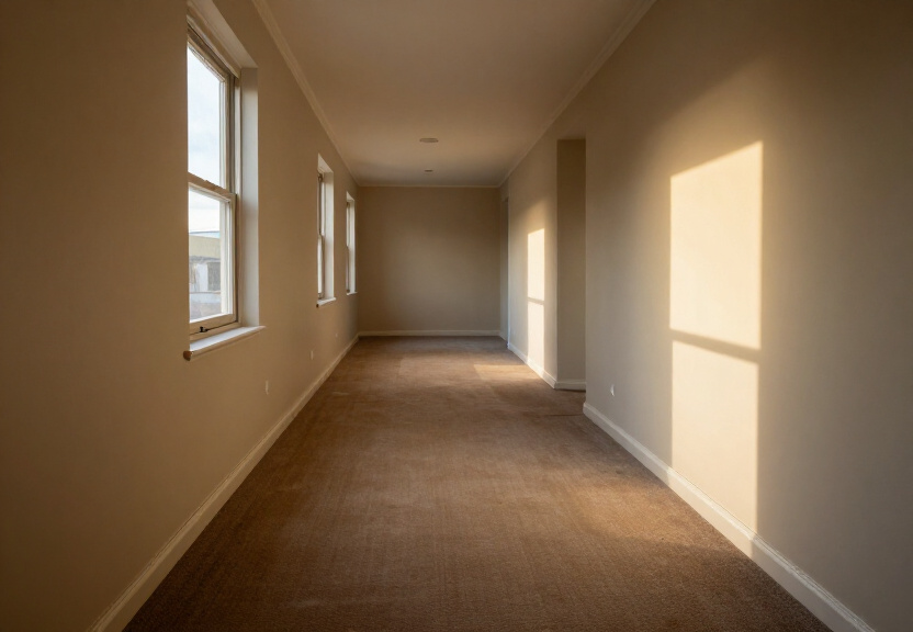 Restored living room in Pitt Town Bottoms after flood damage repair